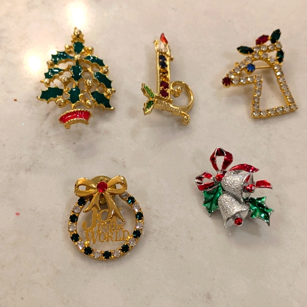 Christmas Brooches